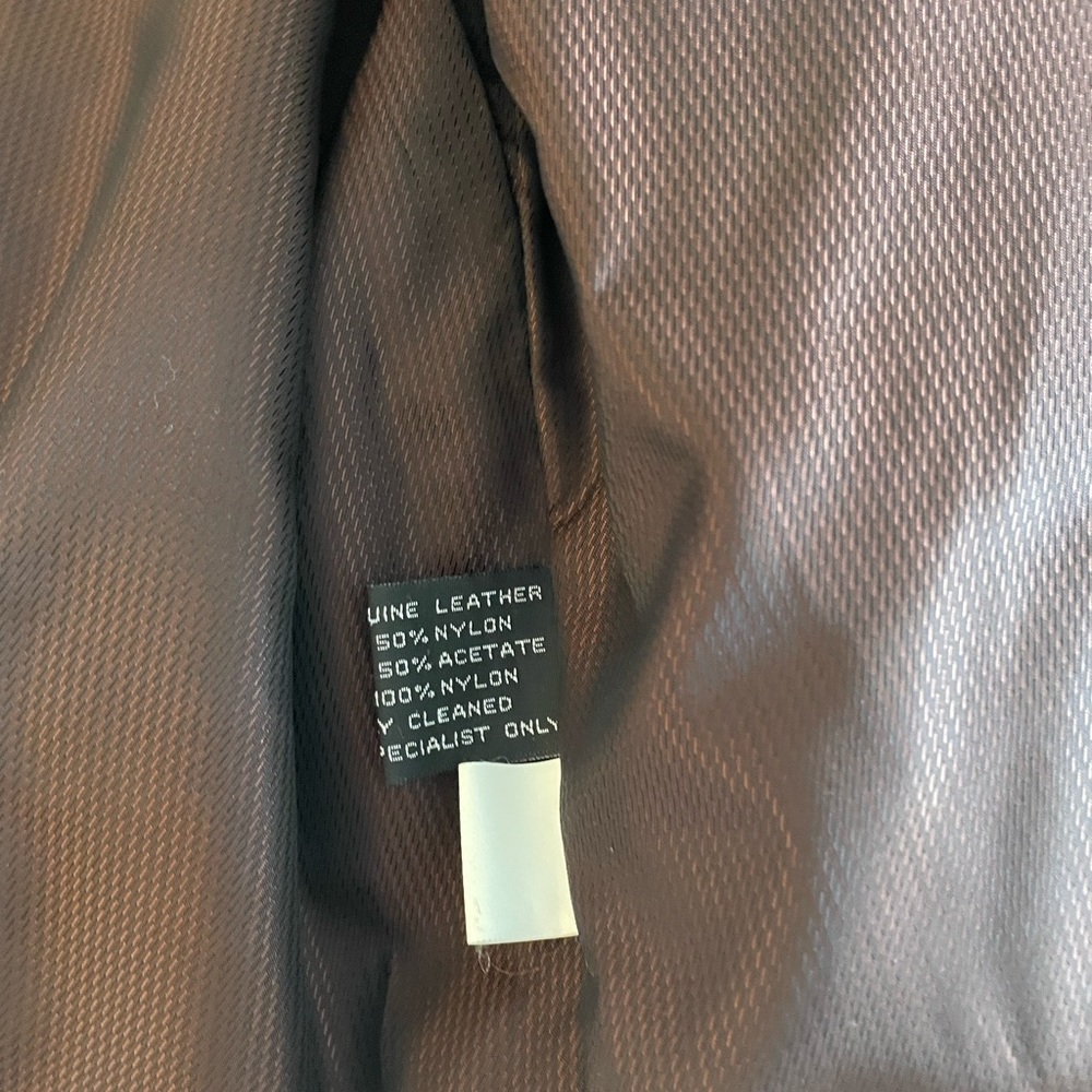 Men’s leather coat